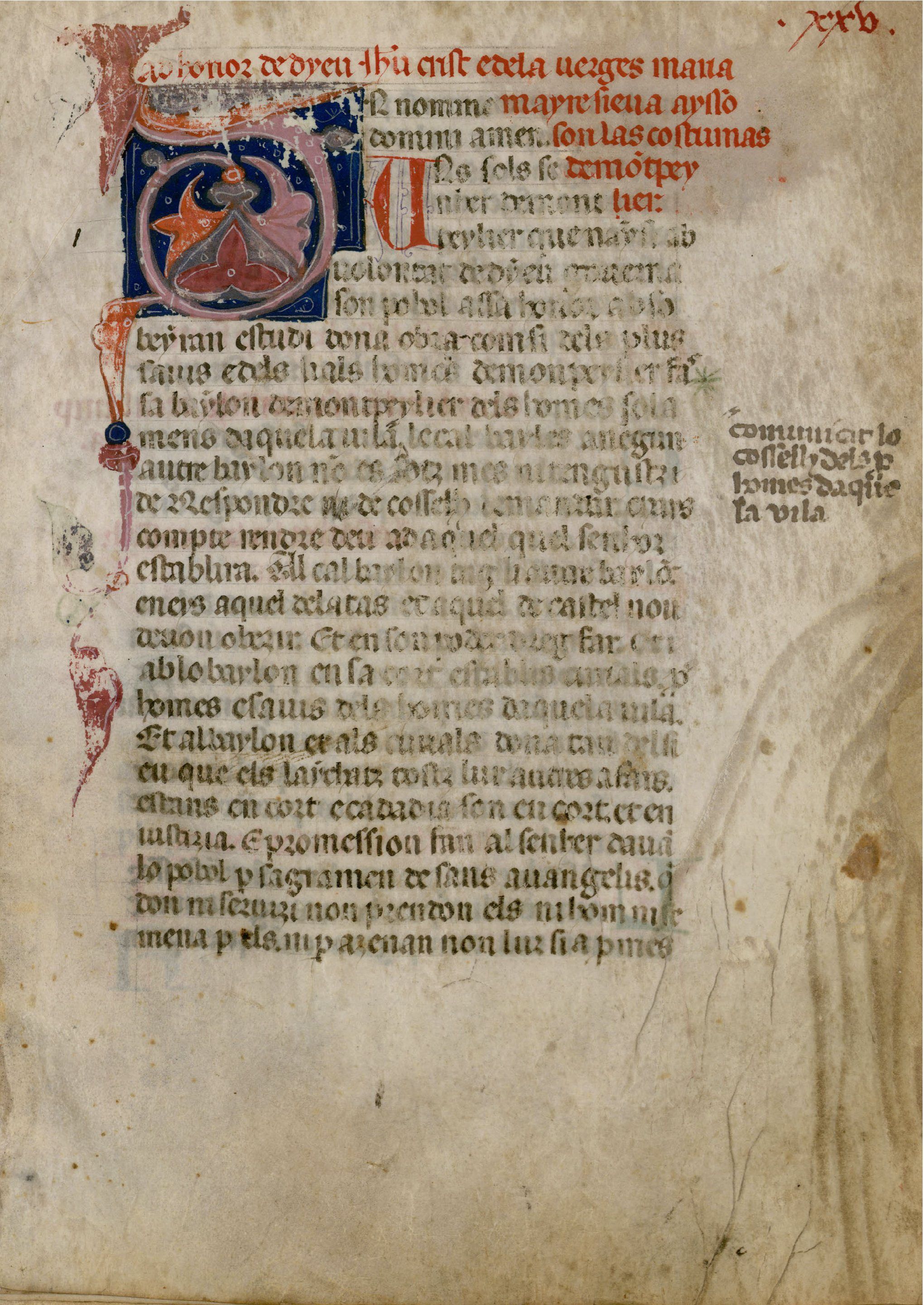 Archives de Montpellier, AA 9 , fol. 25