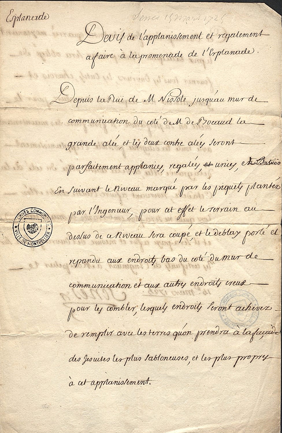 Archives de Montpellier, DD97